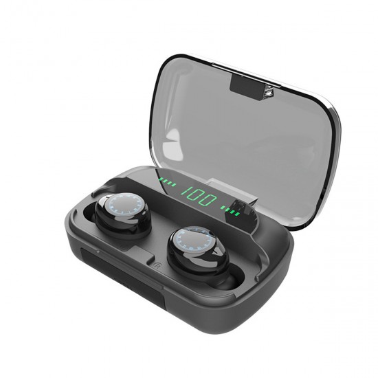 F9-9 Wireless Earbuds bluetooth 5.0 TWS Wireless Headphones LED Hi-Fi Stereo Sound Battery Display Touch Control Earphone