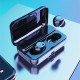 F9 TWS Dual bluetooth 5.0 Wireless Stereo Earphone IPX5 Waterproof Button Touch Auto Pair Gaming Headphone with 2000mAh Power Bank for