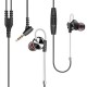 W3 In-ear Sport Magnetic Adsorption Wired Bass Earphone Headphone With Mic