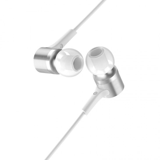 M54 Earphone 3.5mm Wired Control In-ear Earbuds Headphone with Mic for iPhone Xiaomi Huawei