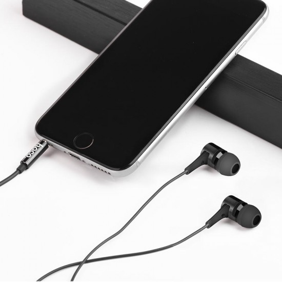 M54 Earphone 3.5mm Wired Control In-ear Earbuds Headphone with Mic for iPhone Xiaomi Huawei