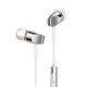 JR-E209 Universal Metal Bass Earphone 3.5mm Wired Headphones with Mic for PC Phones