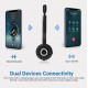 H3 bluetooth 5.0 Headphones Hands-free With HD Mic Charging Base Wireless Skype Headsets For Trucker Drivers Call Office