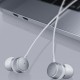 M19 Wired Earphone Stereo 10MM Drivers In-Line Control Metal 3.5MM Plug In-Ear Music Sports Headset with Mic