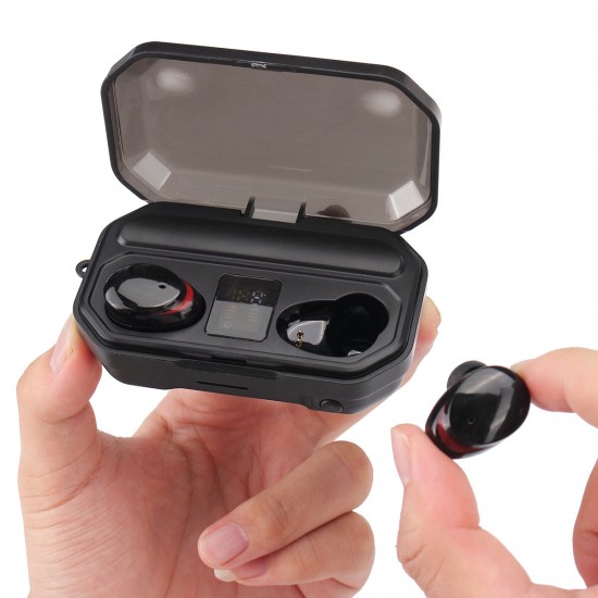 M15 TWS bluetooth 5.1 Earbuds Mini Portable Wireless Earphone Stereo IPX7 Waterproof Headphone Headset with Mic