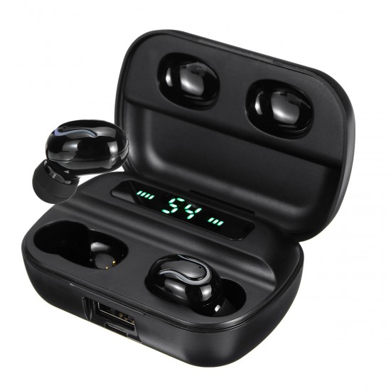 Mini Portable TWS bluetooth 5.0 Earphone Wireless Earbuds Stereo Bilateral Call Headphone for iPhone Huawei