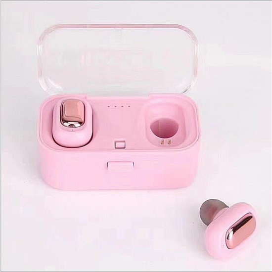 Mini TWS bluetooth 5.0 Earphone Binaural Wireless Stereo Earbuds Headphones With Charging Case