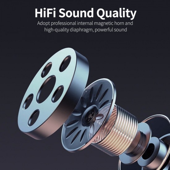 X15 bluetooth 5.0 Wireless Headphones HIFI Noise Cancelling Handsfree Earphones Mini Cute Earbuds With Mic