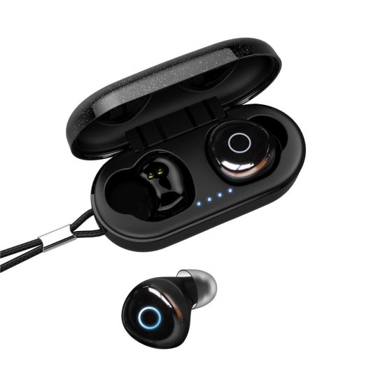 Q65 Pro TWS bluetooth 5.0 Earphone Smart Touch IPX7 Waterproof Bilateral Call Stereo Headphone with Charging Box