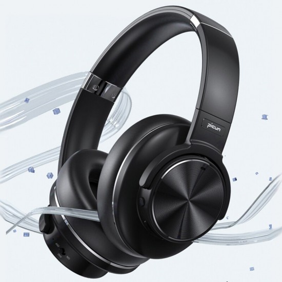 ANC-02 bluetooth 5.0 HiFi Deep Bass Headphones ANC Active Wireless Noise Cancelling Headset Foldable Design With Touch Control