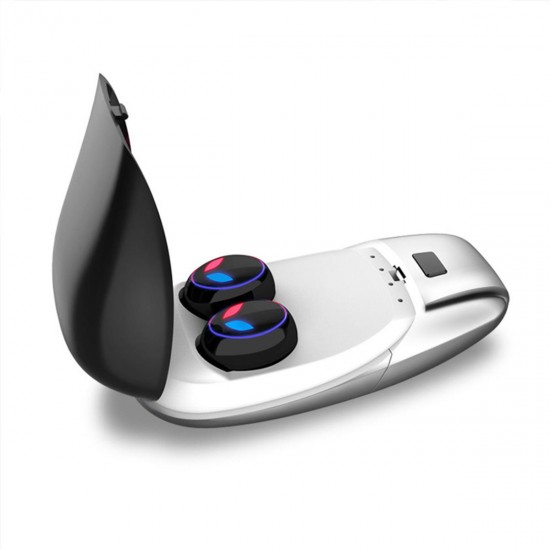 Portable Wireless bluetooth 5.0 Earphone HiFi Sound Smart Touch Noise Cancelling Bliateral Call Headphone with Charging Box