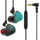 SK3 Wired Earphone HIFI HD Noise Reduction 11.6MM Dynamic Diver In-Ear Earbuds Sport Gaming Wired Headphones with Mic