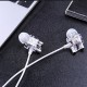 M7 HiFi Dual Dynamic Driver Graphene Earphone 3.5mm Wired Control In-ear Heavy Bass Stereo Earbuds Headphone with Mic