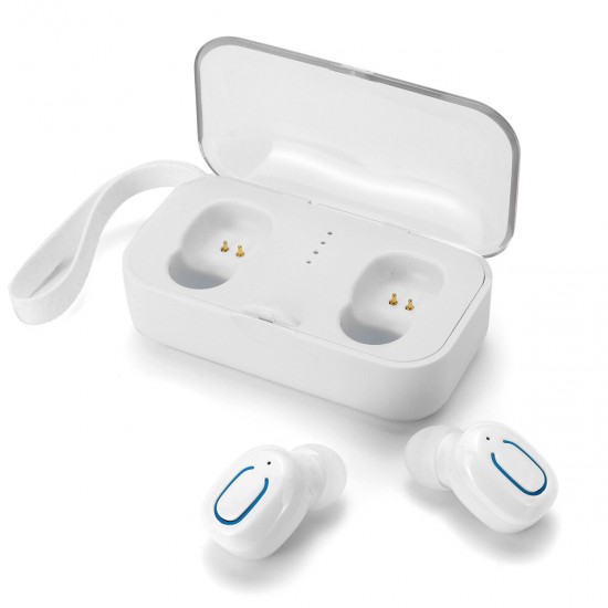 T18S TWS Wireless Earbuds bluetooth 5.0 Earphone Mini Portable Stereo Headphone with Mic for iPhone Huawei