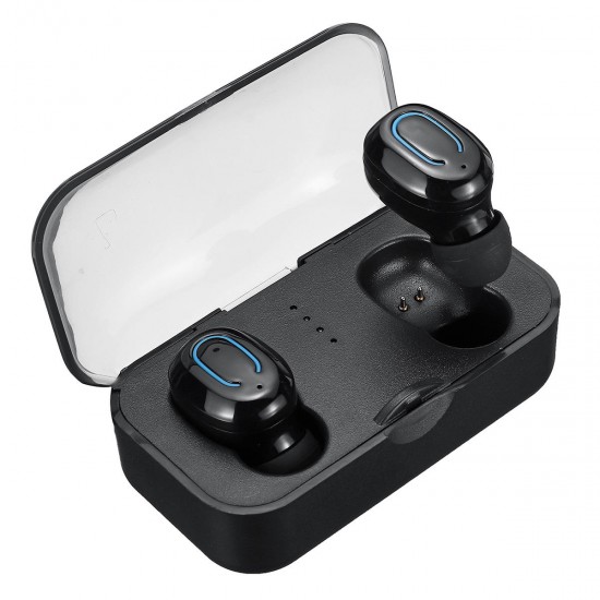 T18S TWS Wireless Earbuds bluetooth 5.0 Earphone Mini Portable Stereo Headphone with Mic for iPhone Huawei
