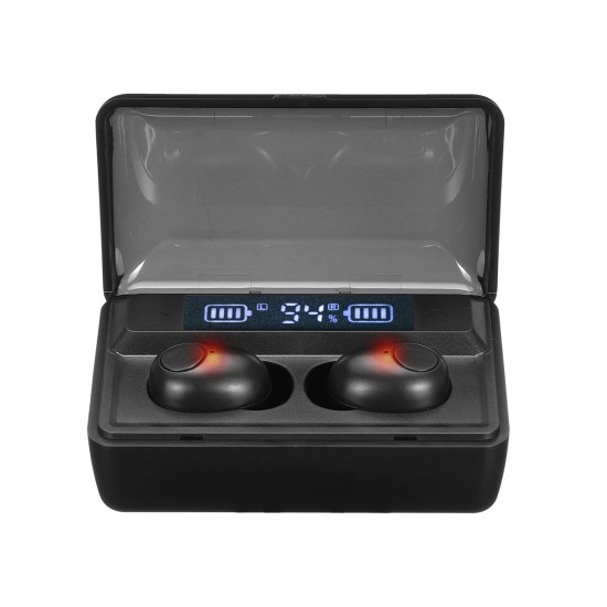 T8 TWS bluetooth 5.0 Earphone HiFi Stereo Wireless Earbuds 4000mAh Power Bank Headphone with Mic