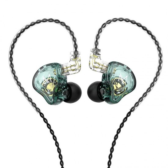 MT1 Earphone 10mm Dual Magnetic Driver HiFi Sport DJ Monitor Headphone in Ear Monitor Noise Cancelling Headset with Mic