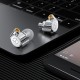 TA1 Knowles BA DD Drive In Ear Earphone HIFI Earphone Metal Earphone Earbud With MMCX Silver-plated Cable M10 V90 VX BA5 ST1