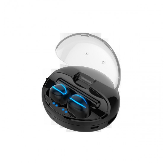 TWS Wireless bluetooth 5.0 Earphone DSP Noise Cancelling Bilateral Call Stereo 2800mAh Power Bank Headset