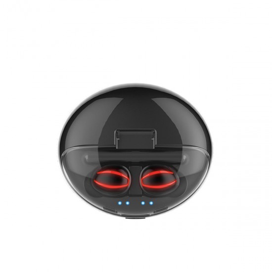 TWS Wireless bluetooth 5.0 Earphone DSP Noise Cancelling Bilateral Call Stereo 2800mAh Power Bank Headset