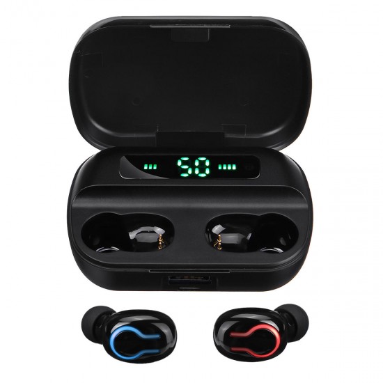 TWS Wirless Earbuds bluetooth 5.0 Earphone Mini Portable 3500mAh Power Bank Stereo Headset with Mic