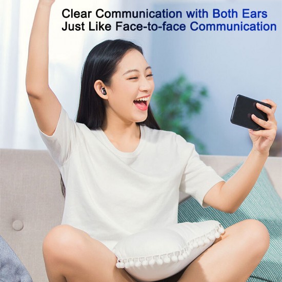 TWS bluetooth 5.0 Wireless Headset LED Digital Power Display IPX5 Waterproof In-ear Hifi Earphones with Charging Case for Xiaomi Huawei