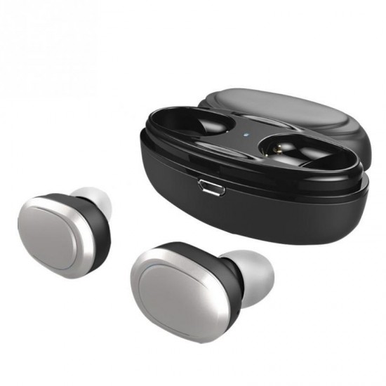 [True Wireless] bluetooth V5.0 Earbuds Hifi Noise Reduction Stereo Earphone Headphone With Charging Box for Smartphones