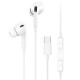 EP-41 3.5mm Type-C In-ear Earphone Music Sport Earbuds Wired Control Headphones with Mic