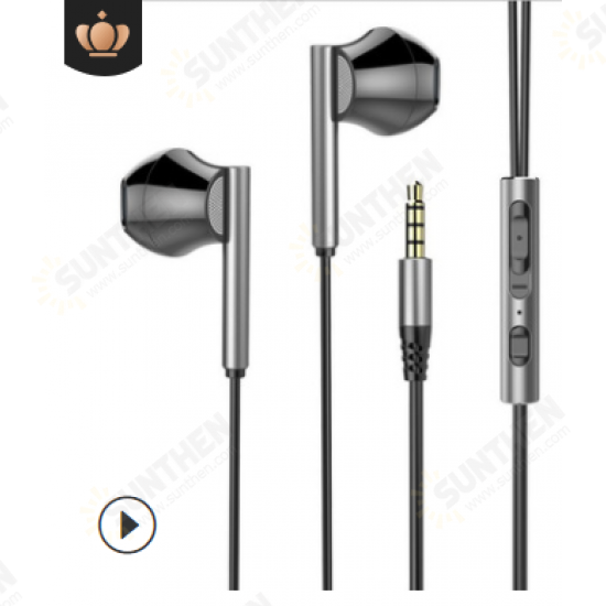 Universal 3.5mm In-Ear Stereo Earbuds Earphone Super Bass Music Headset With Mic for Mobile Phones