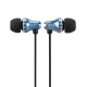 EM603 Full Metal Wired Control In-ear Stereo Headphone Earphone With Mic