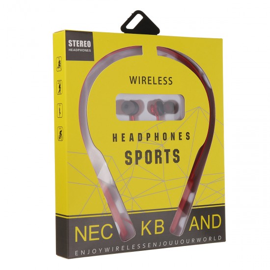 Wireless Earbuds bluetooth 5.0 Headphone TF Card 6D Stereo Deep Bass Sport Neckband Headset with Mic for iPhone Huawei