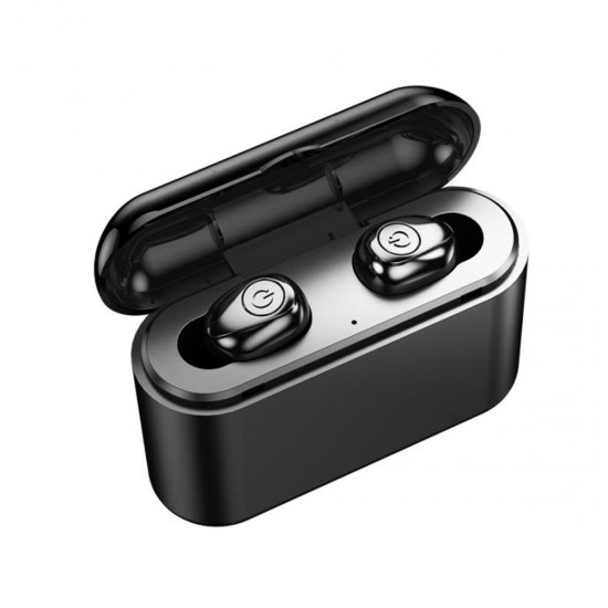 [bluetooth 5.0] TWS Wireless Earphone CVC8.0 Noise Cancelling IPX7 Waterproof Stereo Headphone 2200mAh Charging Box Power Bank