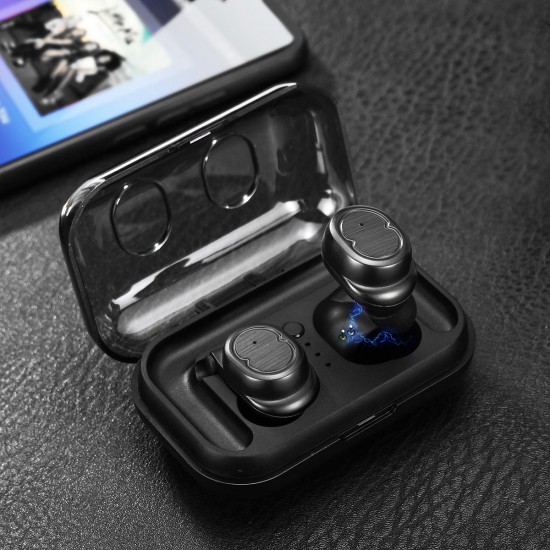 [bluetooth 5.0] True Wireless Sport Earbuds HiFi Stereo Earphone Touch Control Auto Pairing Headphones with Mic