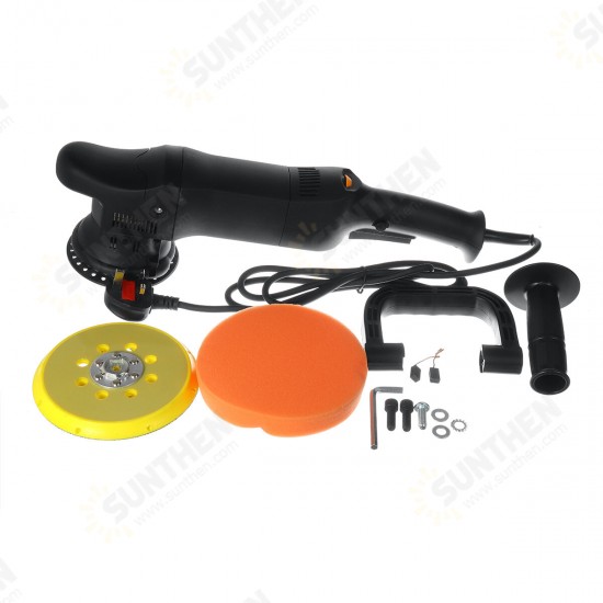 110/220V 21MM 3800R/MIN 6inch Dual Action Polisher D/A Orbital Buffer Sander Car Polishing Machine Pad