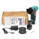 12V Mini Angle Grinder 19500RPM Electric Polisher Metal Wood Grinding Cutting Tool W/ 1/2pcs Battery