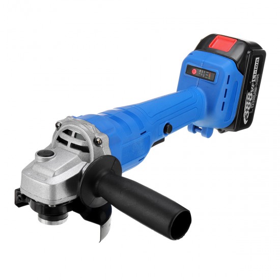 388VF 125MM 1500W Cordless Brushless Angle Grinder Electric Polisher W/ None/1/2 Battery Cutting Sand Disc Tool