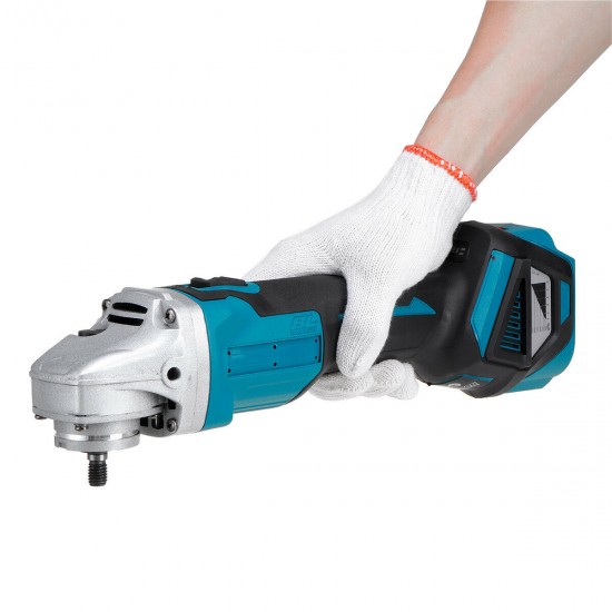 Brushless Angle Grinder 6 Speeds Electric Polishing Grinding Tool For Makita 18V Battery & 125mm Grinding Wheel Fit Makita