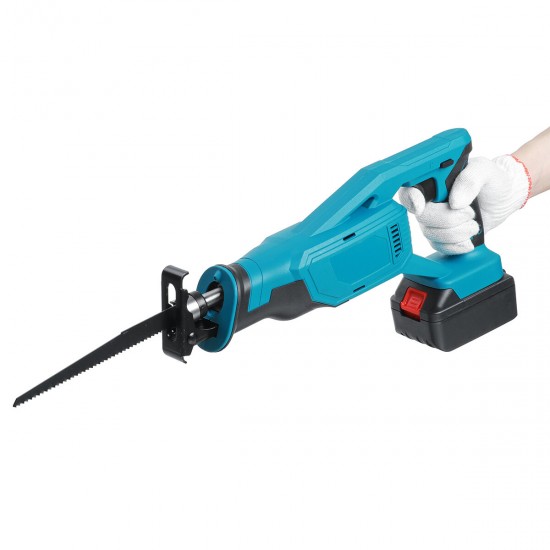 21V 5000Rpm Reciprocating Saw Professional Electric Branch Cutter Recipro Saw W/ 1pc Battery