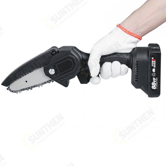 21V Cordless Electric Chainsaw Chain Saw Handheld Garden Wood Cutting Tool with Battery Adapted To Makita Battery