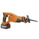 288VF Li-ion Cordless Reciprocating Saw Rechargeable Electric Recip Sabre Saw W/ 4pcs Blade & 1pc Battery