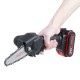 4inch 24V Rechargeable Cordless Electric Saw Mini Handheld Chainsaw Wood Cutter Tool W/ None/1pc/2pcs Battery