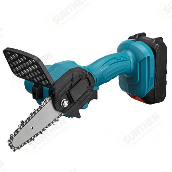 550W 24V 4inch Mini Cordless One-Hand Electric Chain Saw Woodworking Wood Cutter W/ 1pc Battery