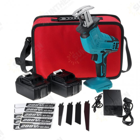 68V Electric Reciprocating Saw Outdoor Woodworking Cordless Handheld Saw 9000mah