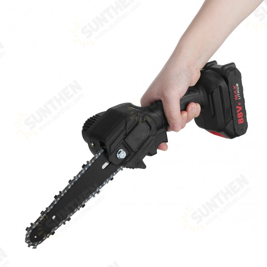 6Inch 1200W 21V Electric Chain Saw Pruning ChainSaw Cordless Woodworking Cutter Tool W/ 0/1/2pcs Battery