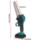 6inch Electric Chain Saw Portable Chainsaws W/ None/1pc Battery Woodworking Tools For Battery