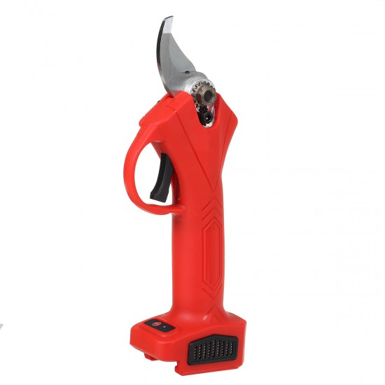 21V Wireless 25mm Rechargeable Electric Scissors Branch Pruning Shear Tree Cutting Tools W/ 2 Battery