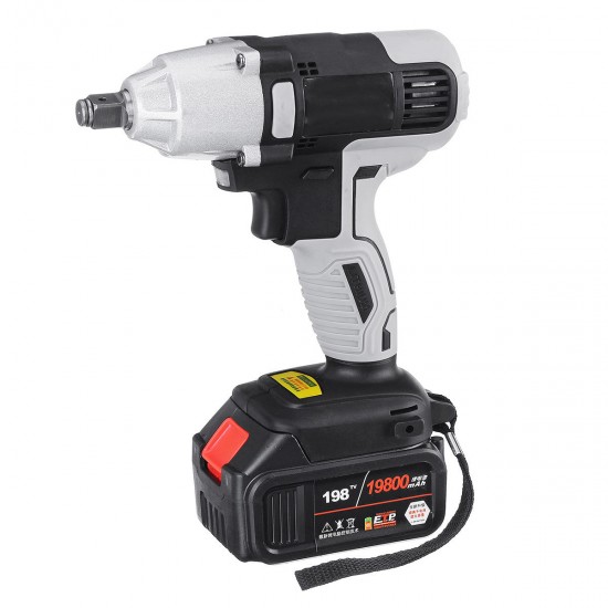 19800mAh Lithium Battery Wrench Multifunctional 300N.m Electric Cordless Impact Wrench