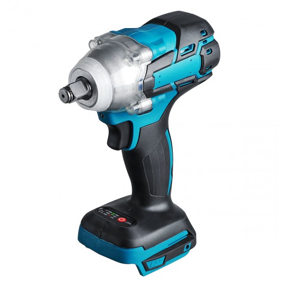 Cordless Brushless Impact Wrench 520N.m Torque 1/2inch Socket Electric Wrench Tool for Makita 18V Battery