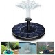 Solar Fountain Pump 1.4W 150L/H Circle Solar Power Water Floating Panel with 6 Attaches for Garden Decoration Water Cycling No Electricity Required