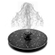 Solar Fountain Pump 2.2W Floating Solar Round Water Pump Floating Panel With 7 Nozzles for Pond Fountain BirdBath Garden Decoration Water Cycling